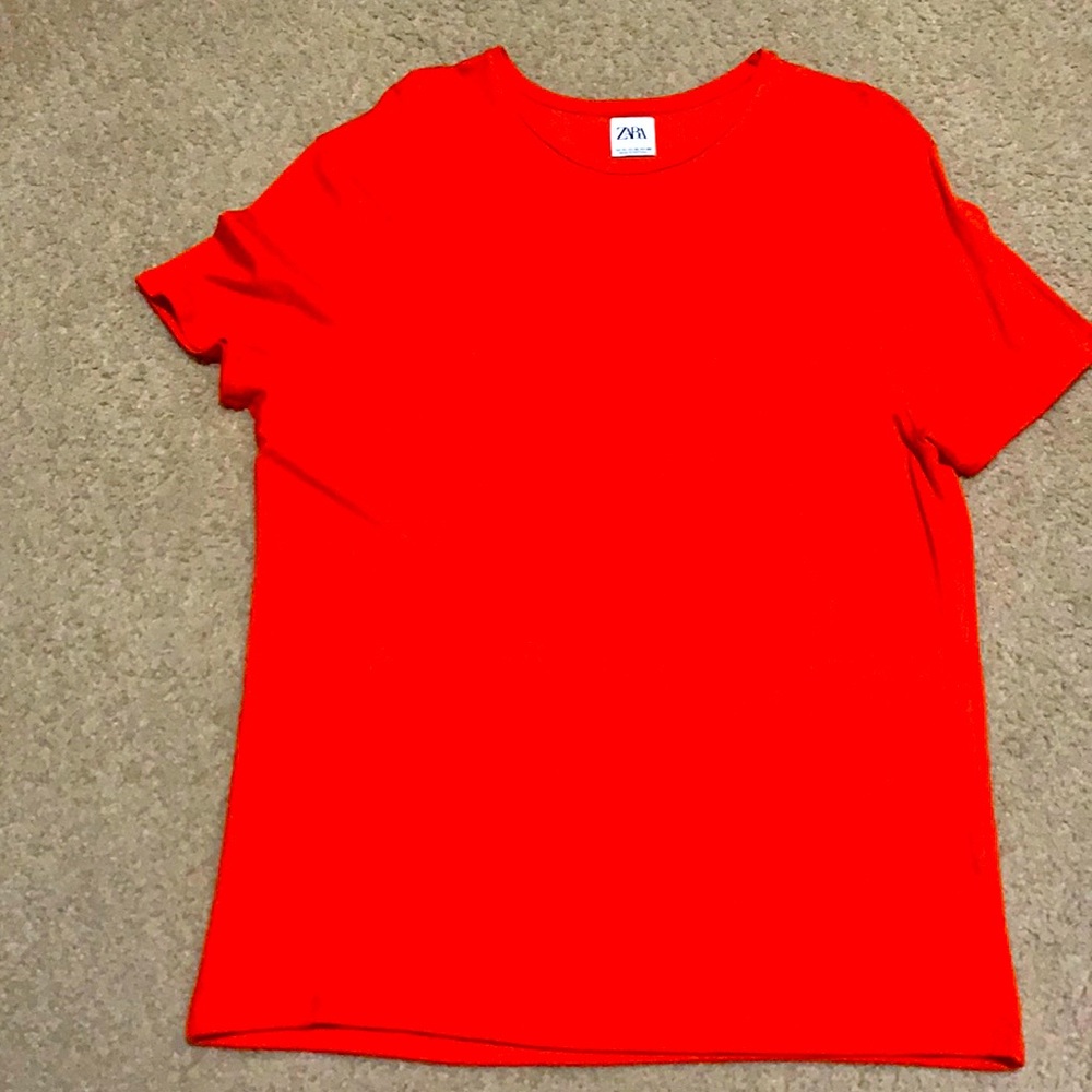 Men’s Orange (Fitted) T shirt